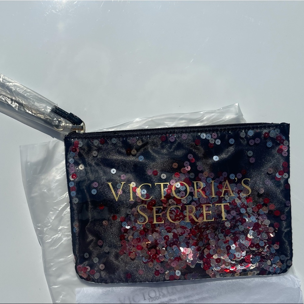 Victoria Secret Large Clutch/Wristlet w/Sequin
